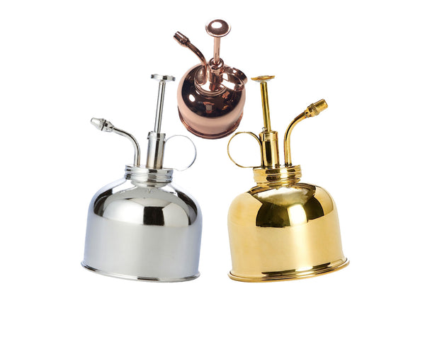 Brass, Copper & Nickel Plant Misters — Fine Mist for Seedlings & Cuttings
