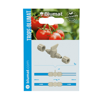 BLUMAT 8mm SHUT-OFF VALVE - Packaged