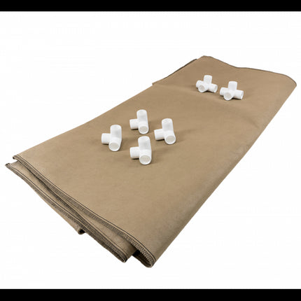 4' x 8' Grassroots Fabric Living Soil Raised Garden Bed