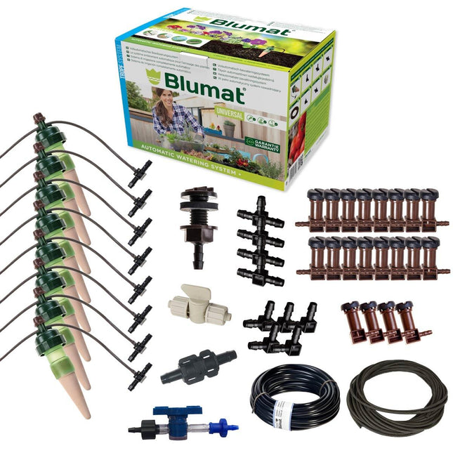 Blumat Gravity Garden Kit for 4' x 8' Raised Bed for 8 Large Plants-1