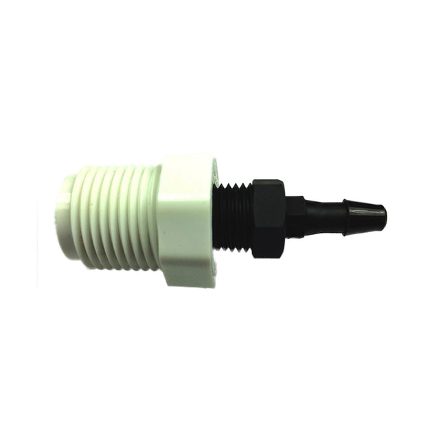 PVC Adapter 1/2" MPT to 8mm Blumat Tubing