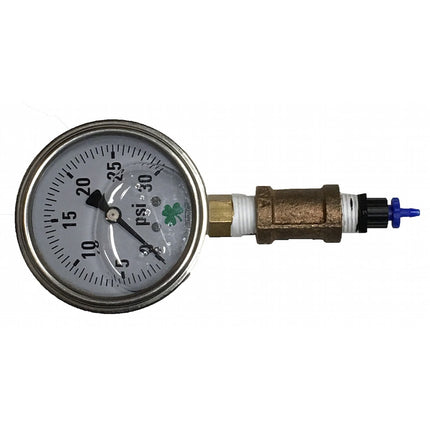 100 psi Pressure Gauge Kit - Universal Pressure Reader for 3mm, 8mm, 1/4" and 1/2"