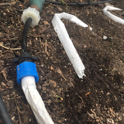 EasySoak Connection to Hose Component set - w/ Green Flow Controller (50' to 100' of Drip Tape)-3