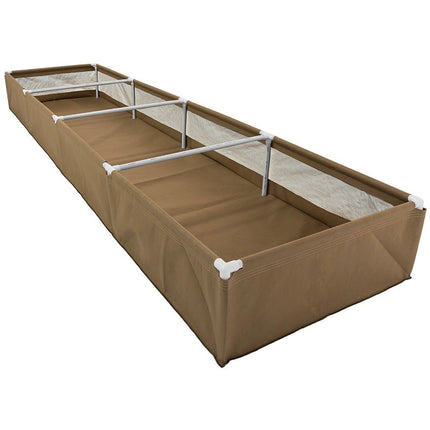 4' x 16' Grassroots Fabric Living Soil Raised Bed-1