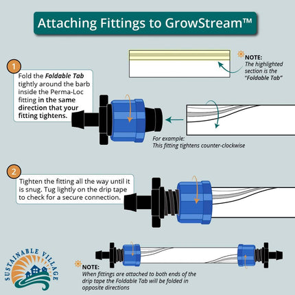 GrowStream Subsurface Irrigation Tape - 1000 feet-3