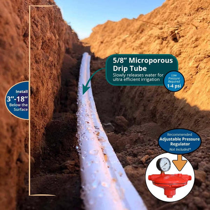 GrowStream Subsurface Irrigation Tape - 1000 feet-4