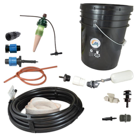 Complete 4' x 8' Gravity Watering Kit with Float Valve-1