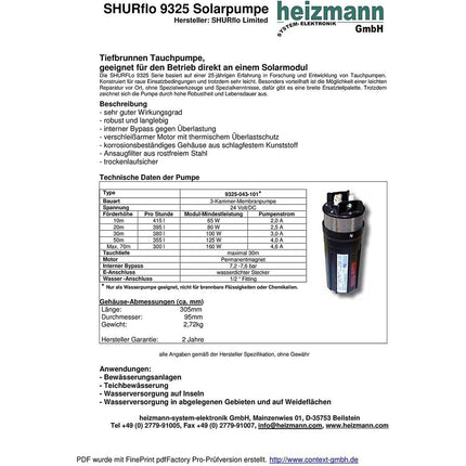Shurflo Industrial Submersible Water Pump for Wells-2