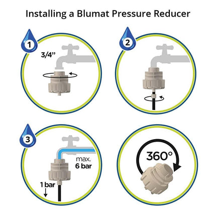 Blumat Pressure Reducer, 0.5 bar (7.3 psi)