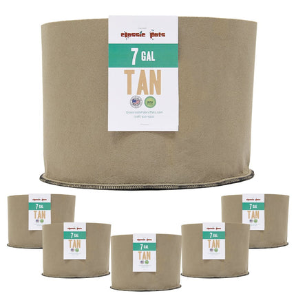 7 Gallon Grassroots Unlined Pot 5-pack