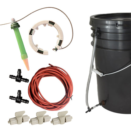 Preset Blumat Grow Tent Kit - Six 5-7 Gallon Pots - with reservoir