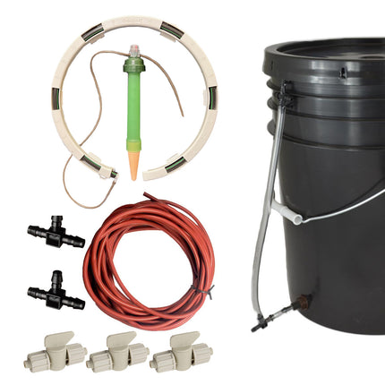 Preset Blumat Grow Tent Kit - Four 10-20 Gallon Pots - with reservoir