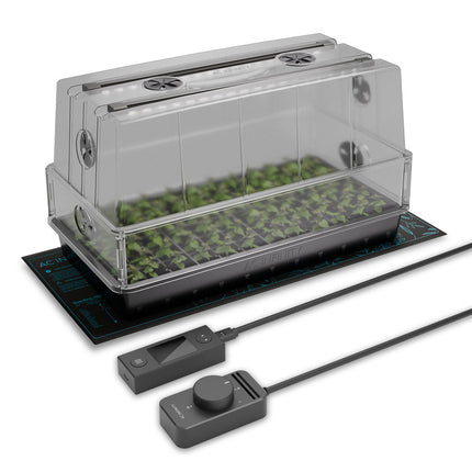Humidity Dome, Germination Kit with LED and heat mat, 6x12 Cell Tray