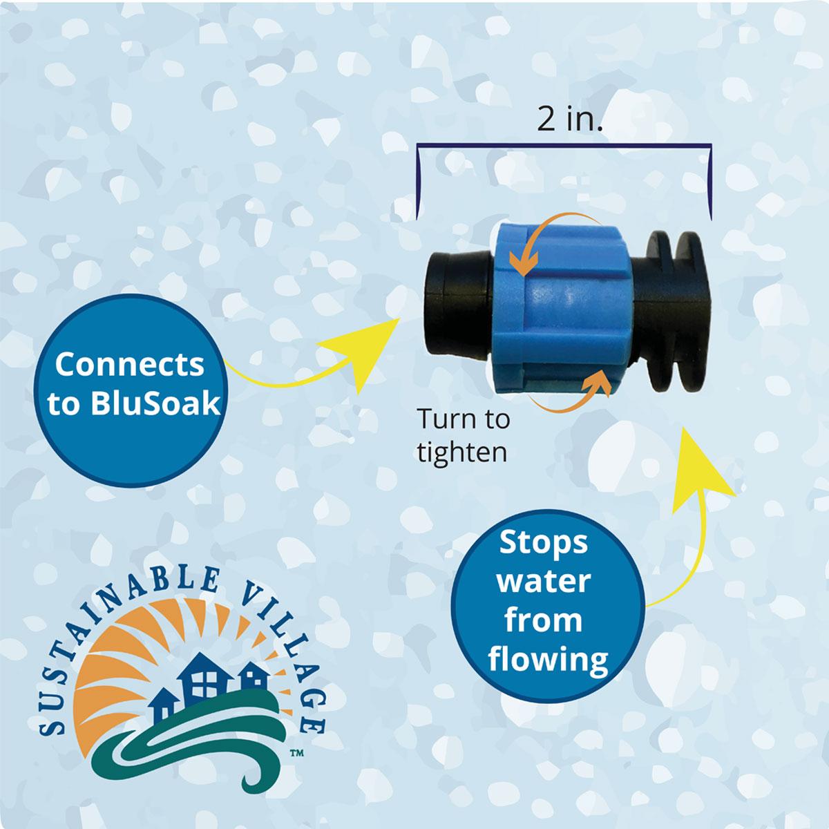 BluSoak Drip Tape End/Flush Plug