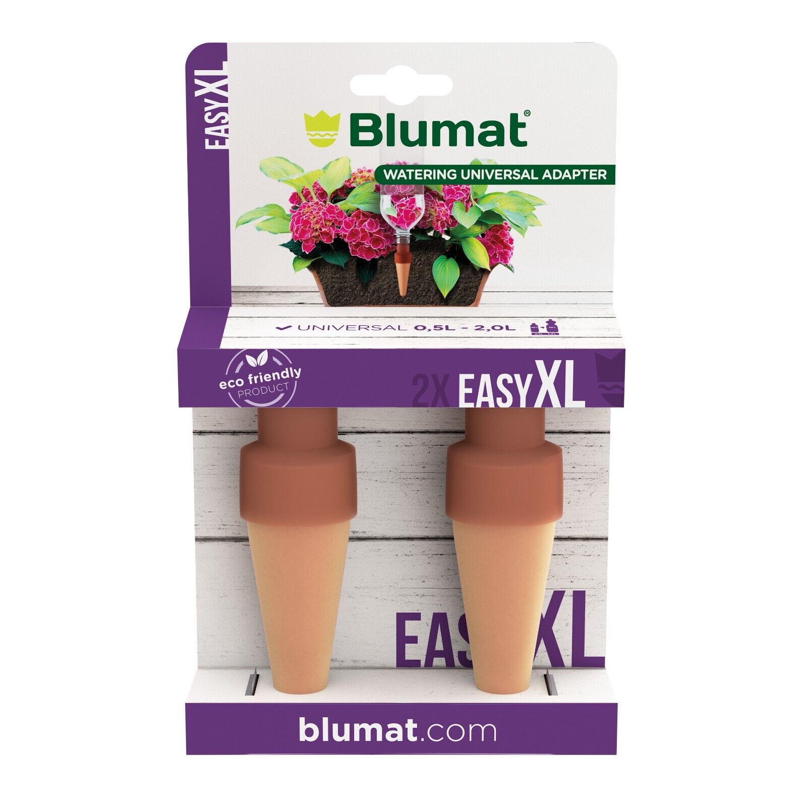 Blumat XL Bottle Adapter Self Watering Spikes for Indoor Plants (2 Pack)