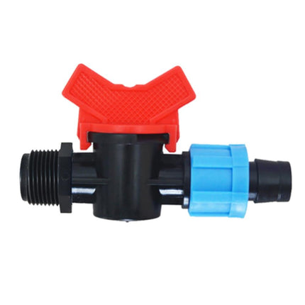 BluSoak Flush Valve / BluSoak Drip Tape to 1/2" MPT - BluSoak to PVC Connection - 6 Pack