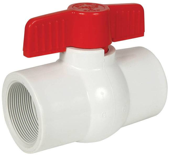 PVC 3/4" Ball Valve Threaded - 5 Pack