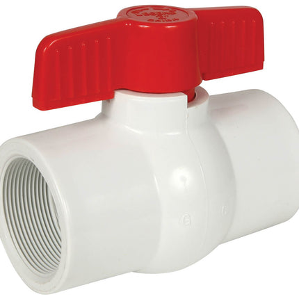 PVC 3/4" Ball Valve Threaded - 5 Pack