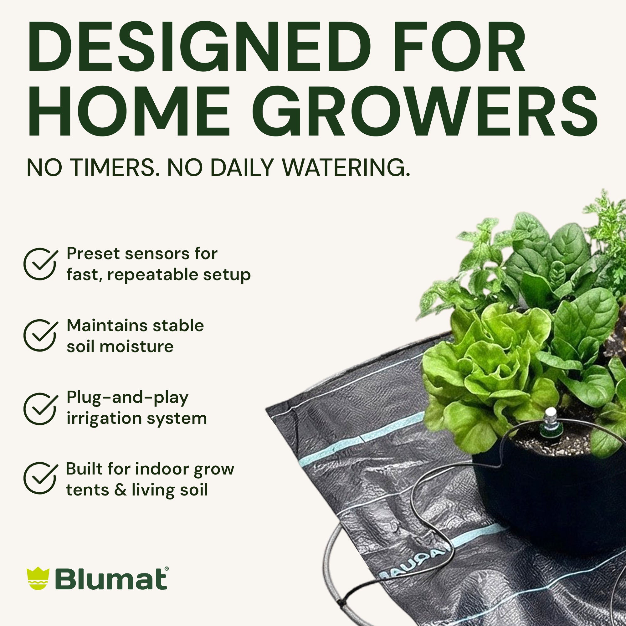 25-Pack Biodegradable Nursery Bags