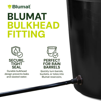 8mm BULKHEAD / Through-Hull Tank Connector - 6 Pack