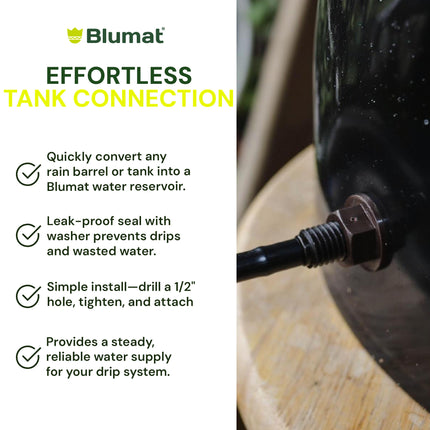 8mm BULKHEAD / Through-Hull Tank Connector - 2 Pack