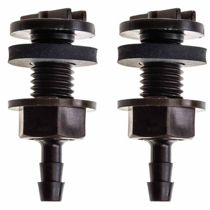 8mm BULKHEAD / Through-Hull Tank Connector - 2 Pack