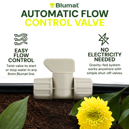 BLUMAT 8mm SHUT-OFF VALVE - 2 Pack