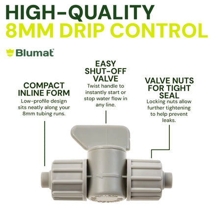 BLUMAT 8mm SHUT-OFF VALVE