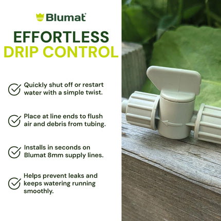 BLUMAT 8mm SHUT-OFF VALVE