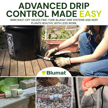 BLUMAT 8mm SHUT-OFF VALVE - 2 Pack