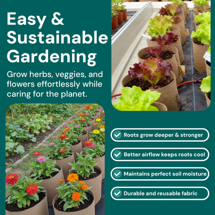 1 Gallon Grassroots Bottomless Pots