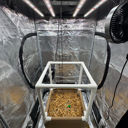 Hobby Grow Living Soil Raised Bed Kit with Precut PVC
