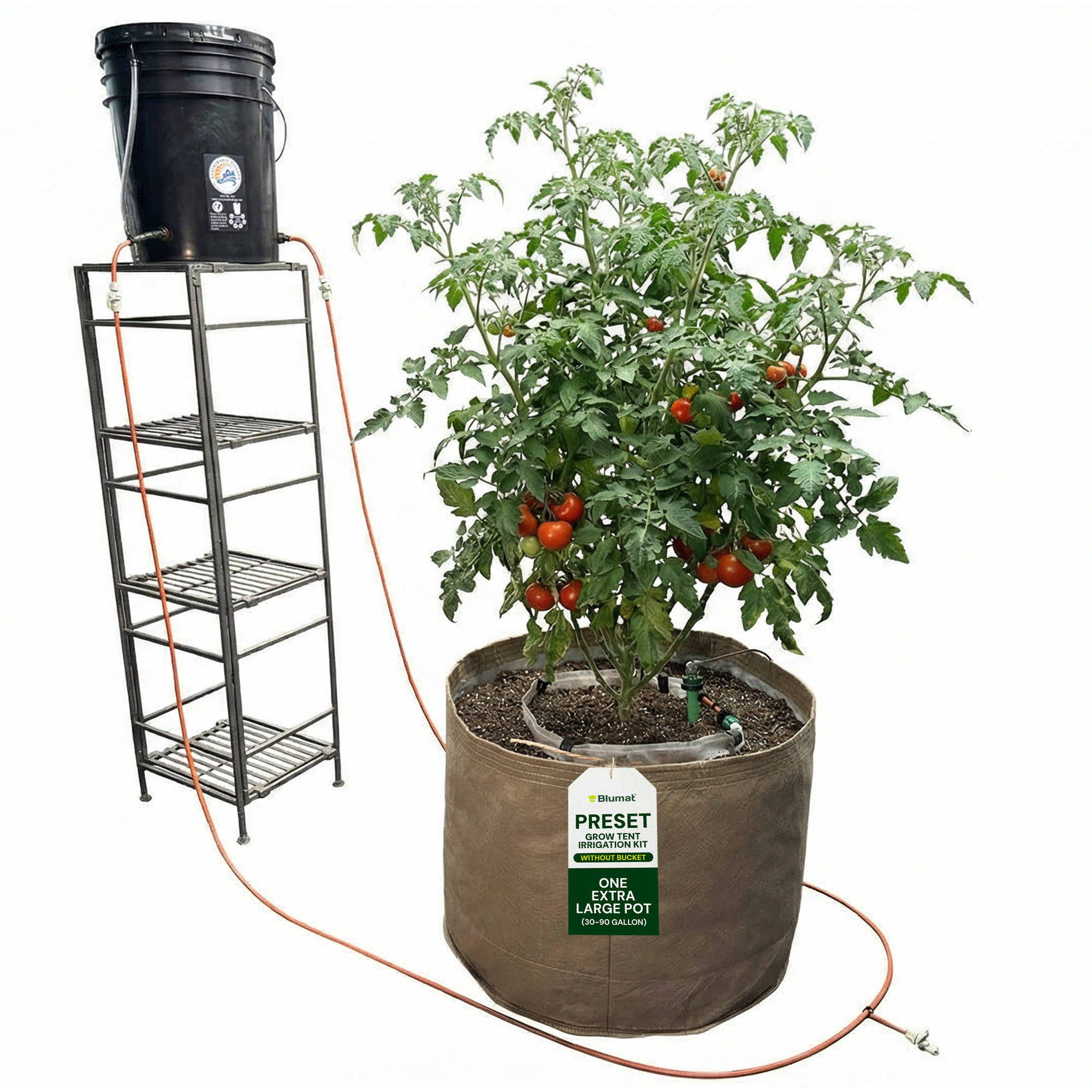 grow tent and kit Preset Blumat Grow Tent Kit - One 30-90 Gallon Pot