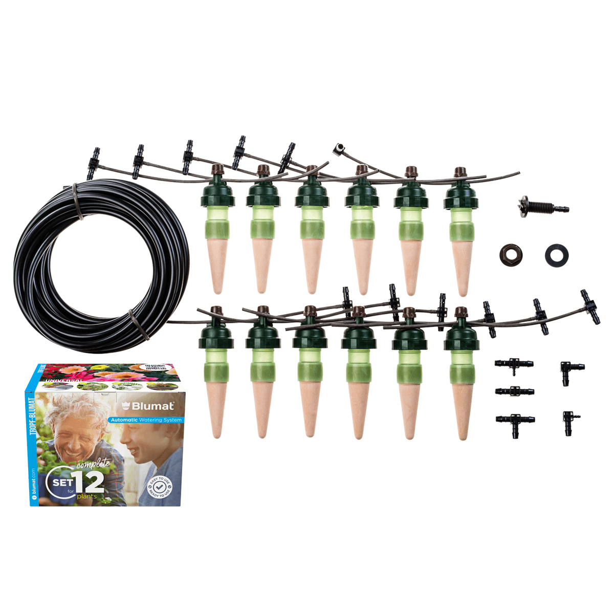 Blumat 12 Sensor Drip Irrigation Kit -  Gravity