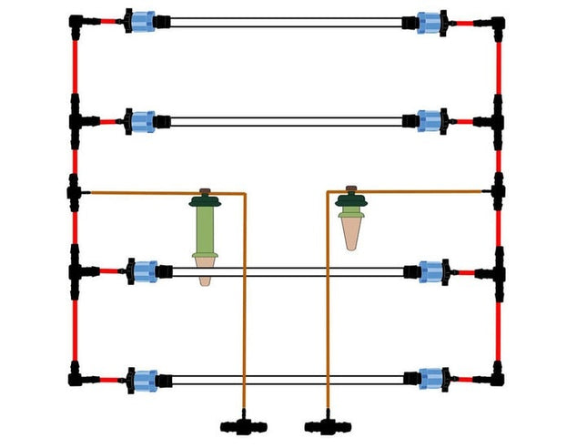 4'x4' Blusoak Double Manifold