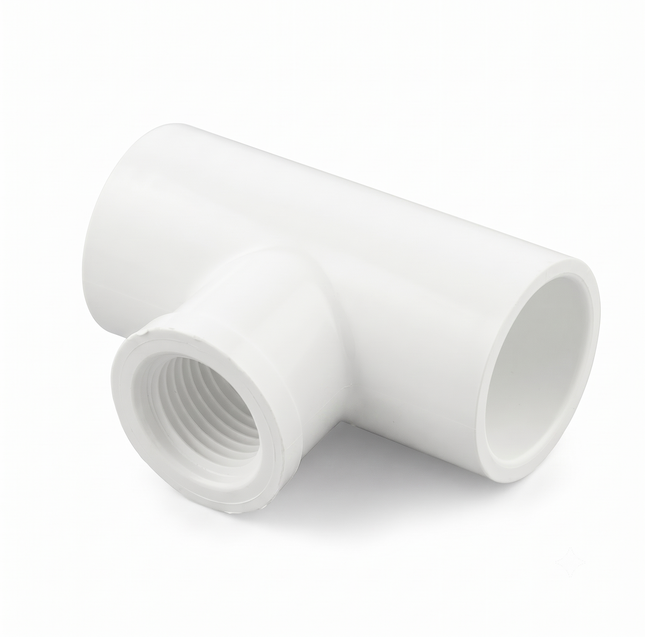 PVC 3/4" FPT x 1/2" Slip Reducing Tee