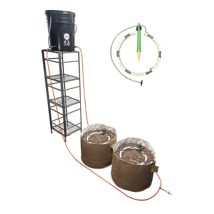 Preset Blumat Starter Kit for Two 10-20 Gallon Pots - with bucket