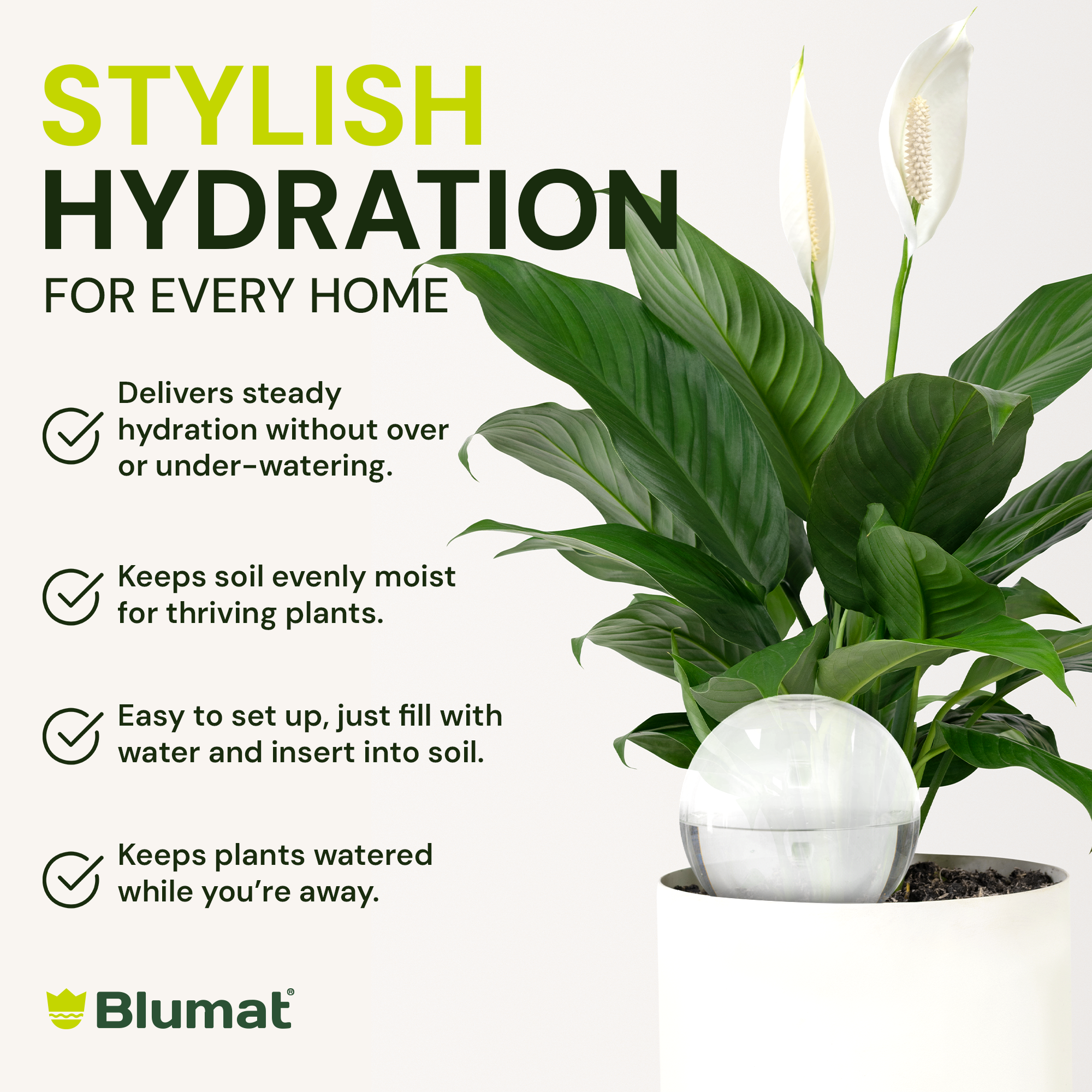 Blumat Clear Globe Sets