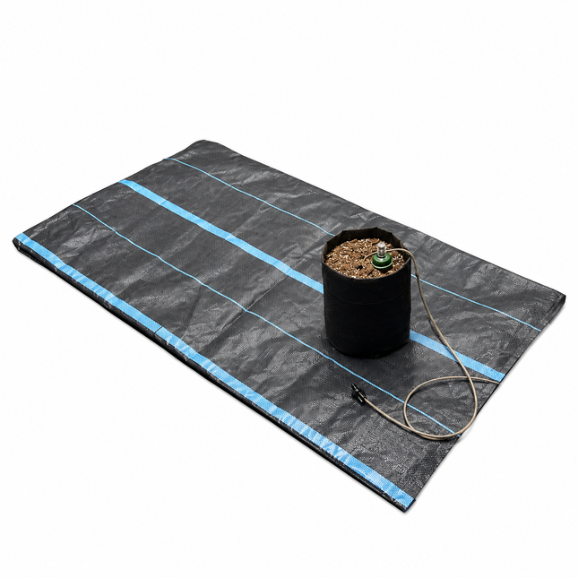 2' x 4' AquaMat Capillary Mat Kit with fabric pot and Blumat sensor