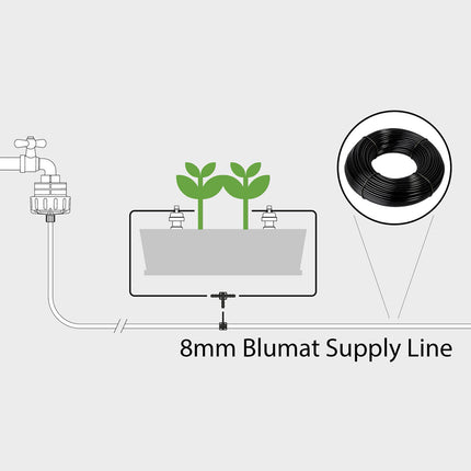 Blumat 8mm Water Supply Tube Black (30M, 98.43ft)-4