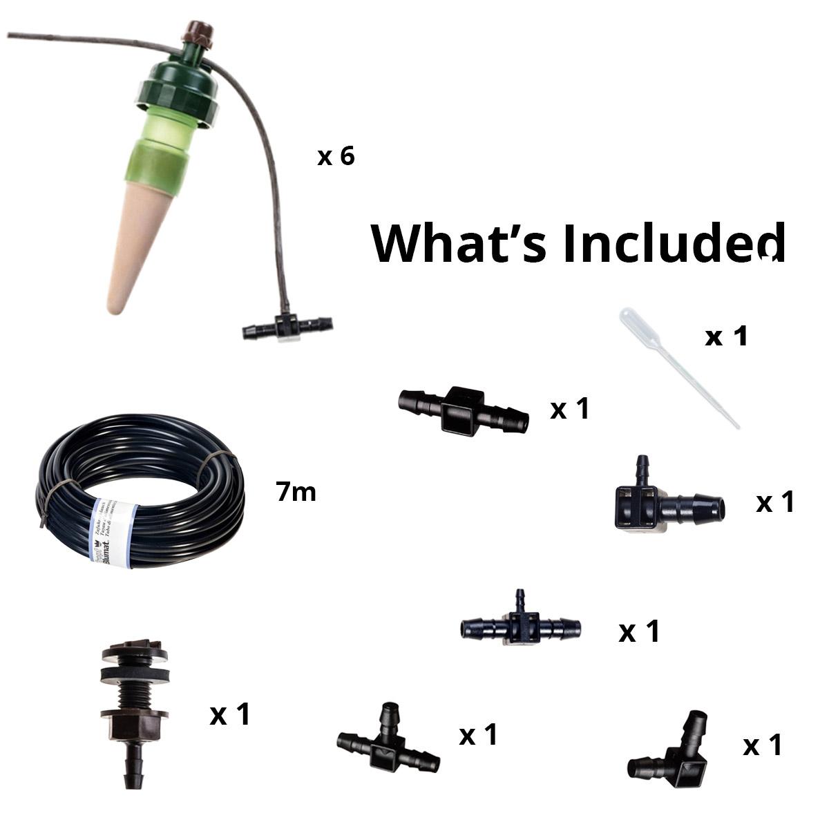 Blumat 6 Sensor Drip Irrigation Kit  - Gravity-3