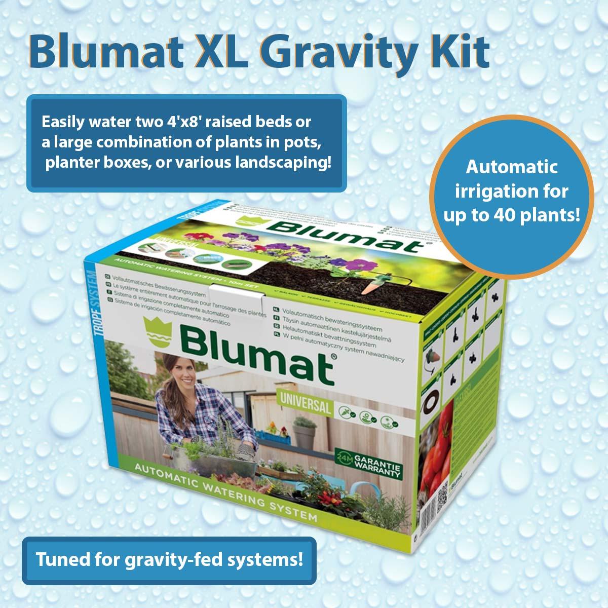 Blumat XL Gravity Kit - Automatic Watering Irrigation System for up to ...