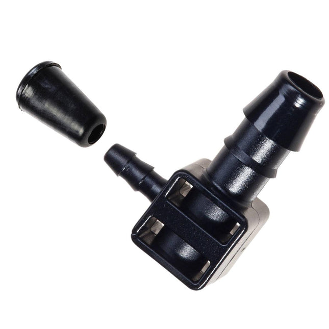 Blumat End-Piece (8mm to 3mm elbow) w/ End Cap (Plug)