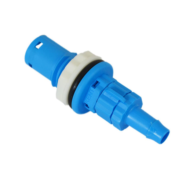 Quick Connect Bulkhead Fitting w/ Stop on Both Ends, 8mm