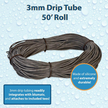 3mm Drip Tube for Blumat Systems - 50' Roll