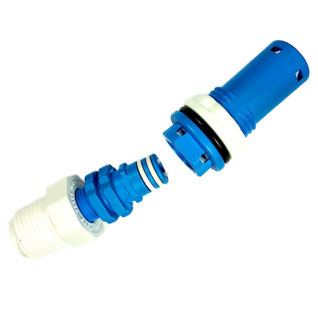 Bulkhead to 1/2" PVC w/ stop on both sides-1