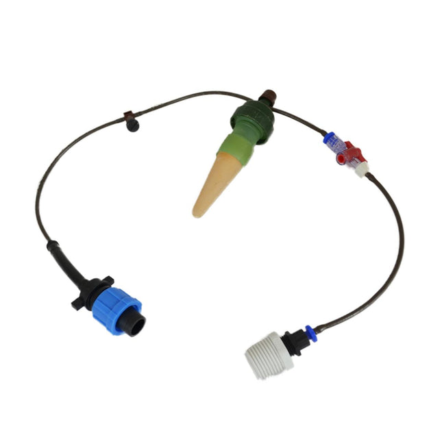 BluSoak Drip Tape Adapter for Gravity Systems - 1/2" w/ Quick Connect On/Off Valve-1