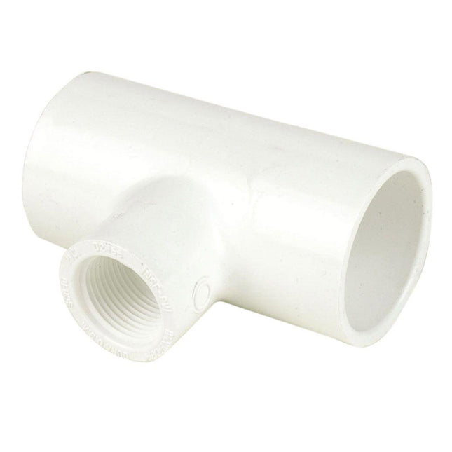 PVC 3/4" Slip Joint x 1/2" FPT Tee-1