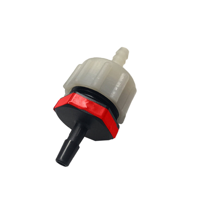 Flow Restrictor, 100' to 400' BluSoak, Assembled 8mm to 8mm, Red-1