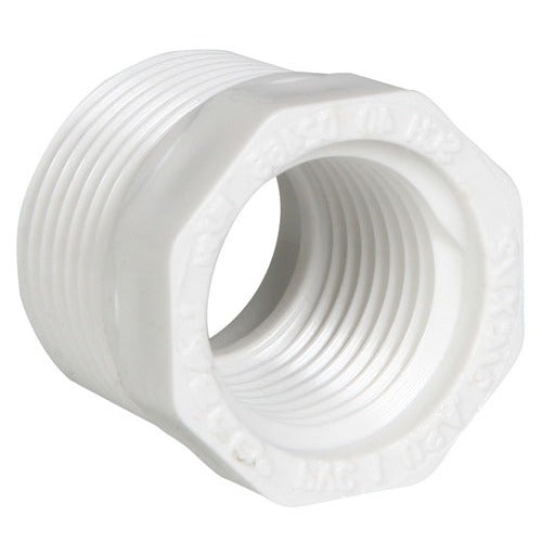 PVC 3/4" MPT x 1/2" FPT Bushing, Sch 40-1